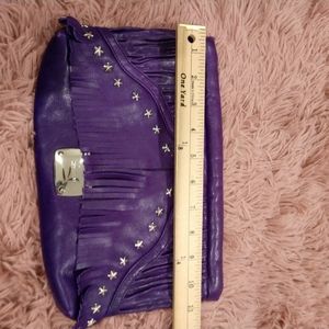 Jimmy Choo clutch with shoulder chain